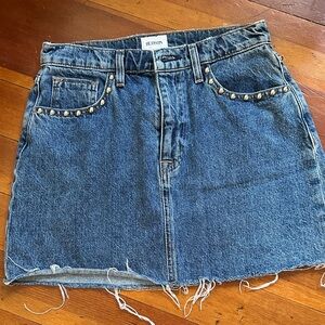 Hudson Jeans Studded Skirt